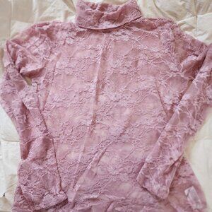 Wild Fable size med pink lace top